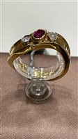 Anello Salvini Donna in Oro giallo Rubino 0.36 Ct SAR03046 - SAR03046